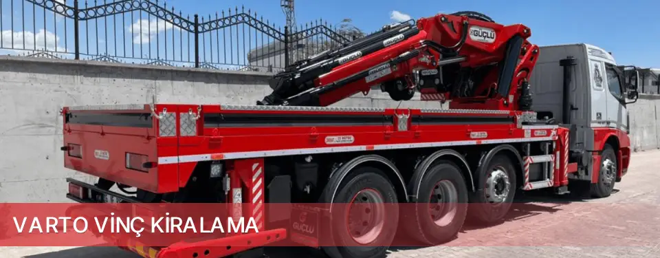 Varto İlçemi Vinç Kiralama